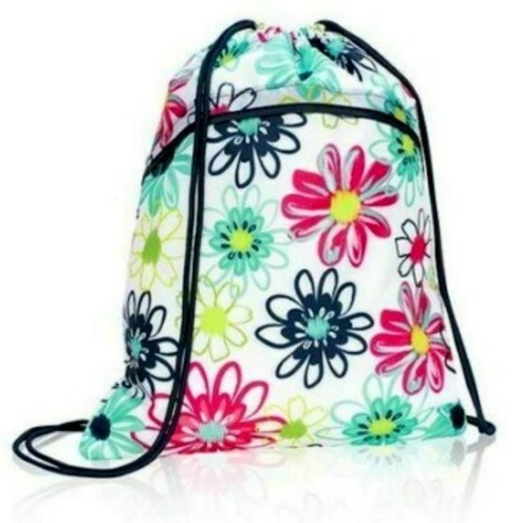 thirty-one Handbags - NWT Thirty-One Bags Cinch Sac Backpack Loopsy Daisy